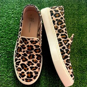 Time and Tru Leopard Print Slip on Loafers, Animal Print Super Comfy!
